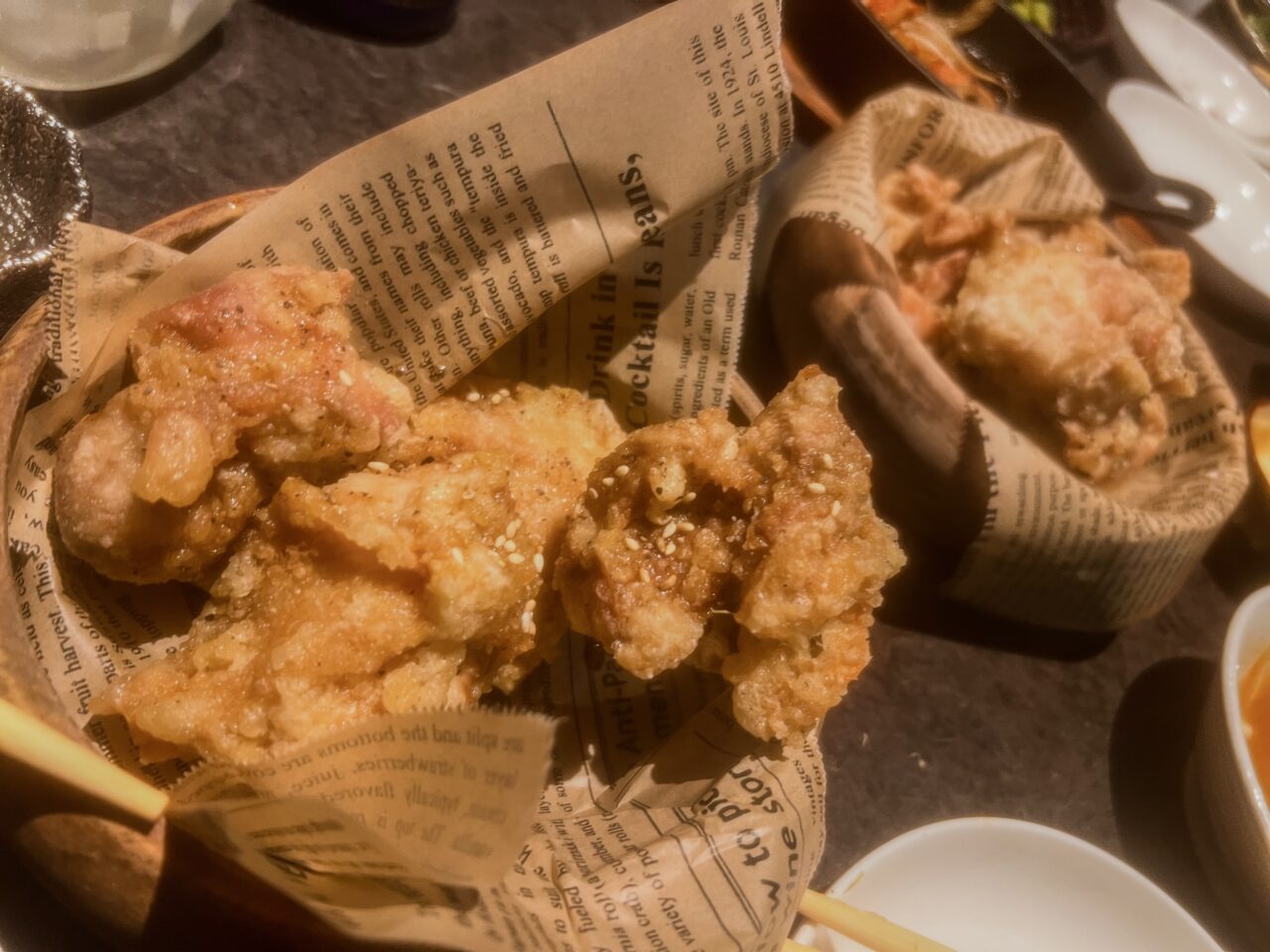 八戸のダイニングバーOkey-Dokey（オキドキ）の唐揚げ