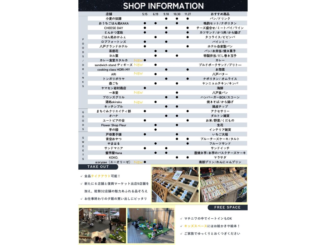 三日町でマチニワナイトマーケット開催
